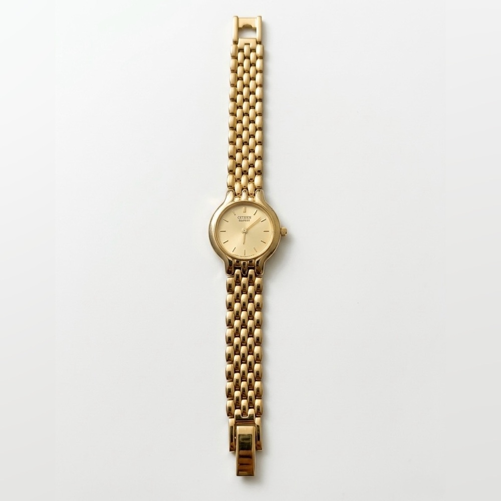 Citizen Women’s Watch gold-plated quartz wristwatch, model 1020-554554